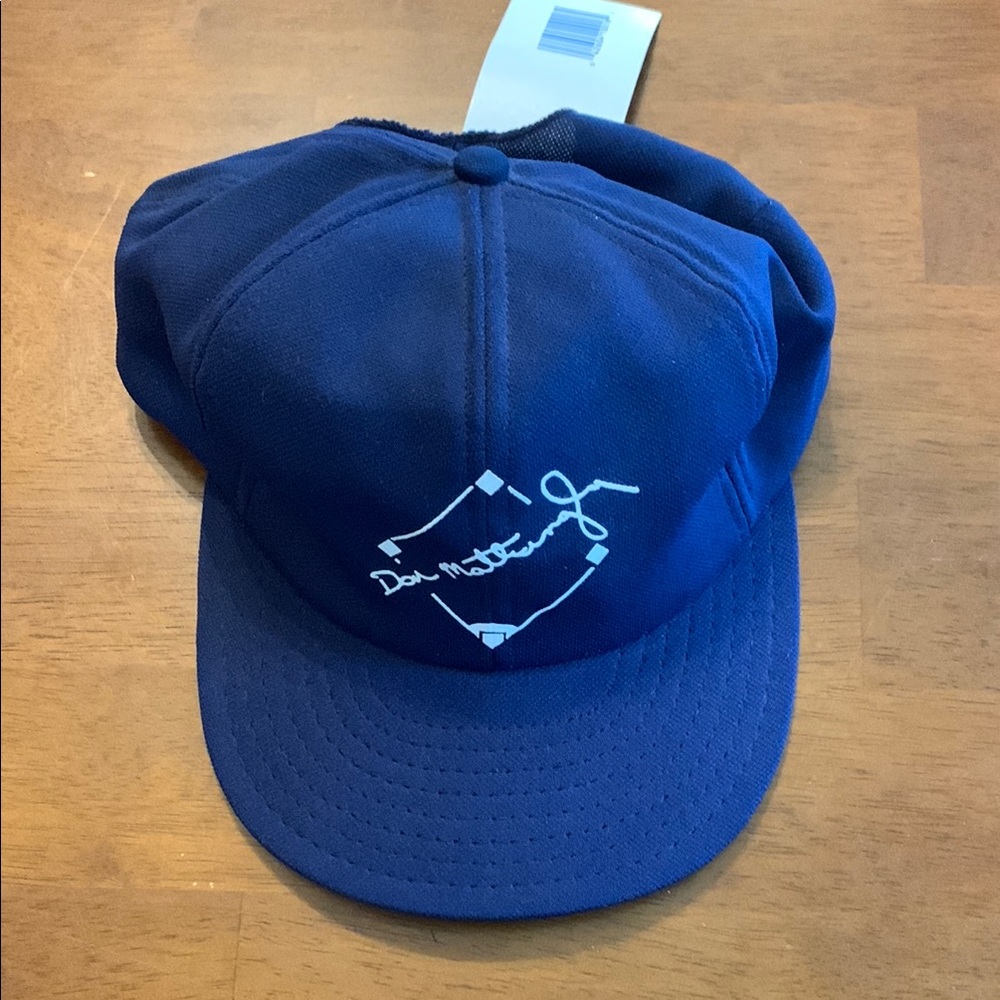 vintage don mattingly snapback hat- yankees-mlb-1990'S ORIGINAL SIGNATURE SERIES